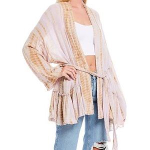 FREE PEOPLE: Sasha Tie Dye Kimono